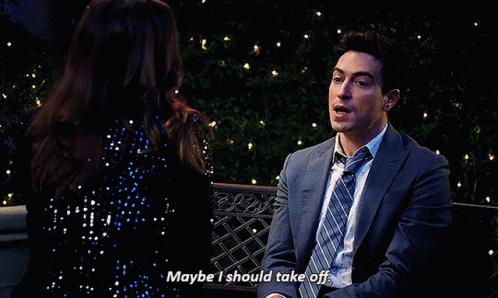 Superstore Jonah Simms GIF - Superstore Jonah Simms Maybe I Should Take Off GIFs