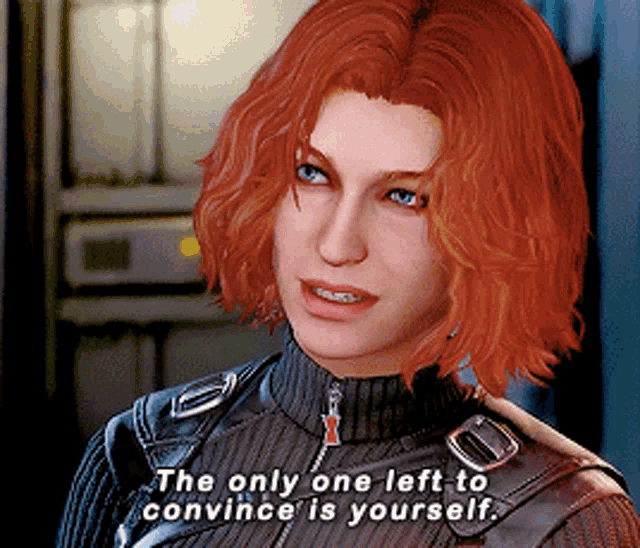 Black Widow The Only One Left To Convince Is Yourself GIF - Black Widow The Only One Left To Convince Is Yourself Convince Yourself GIFs
