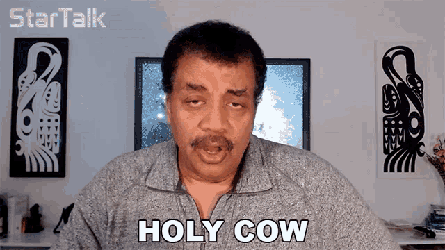 Holy Cow Neil Degrasse Tyson GIF - Holy Cow Neil Degrasse Tyson Startalk GIFs