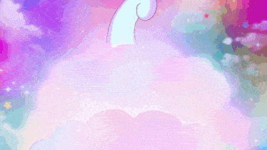 a cartoon character with a unicorn head and a rainbow mane