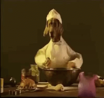 Dog Cooking GIF - Dog Cooking Mixing GIFs