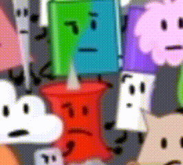 a bunch of cartoon characters with different faces