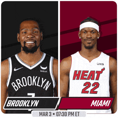 Brooklyn Nets Vs. Miami Heat Pre Game GIF