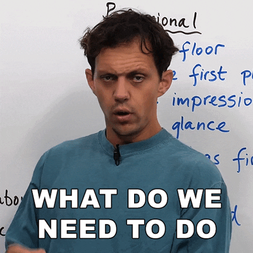 What Do We Need To Do First Benjamin GIF - What Do We Need To Do First Benjamin Engvid GIFs