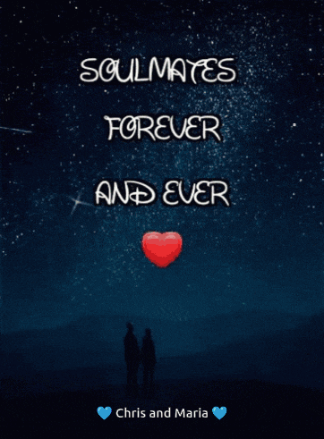 a poster with the words soulmates forever and ever