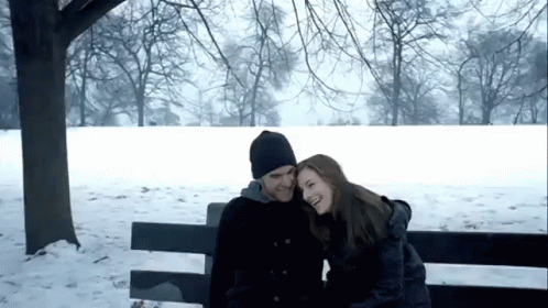 Couple In Love GIF - Couple In Love Leaning Each Other GIFs