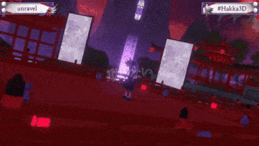 a screenshot of a video game with the name hakka3d