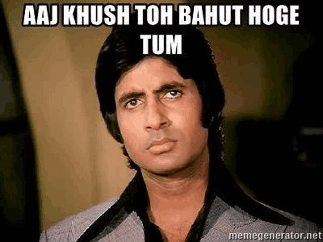 aaj khush toh bahut hoge tum - bollywood actor - aaj khush toh bahut hoge tum