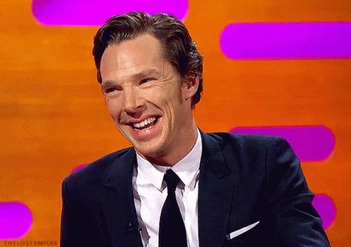 Chuckle Benedict Cumberbatch GIF - Chuckle Benedict Cumberbatch Handsome GIFs
