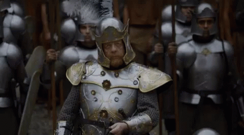 Game Of Thrones Mace Tyrell GIF - Game Of Thrones Mace Tyrell Battle GIFs