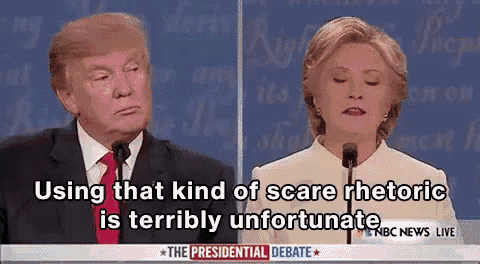 Debate GIF - Debate2016 Presidential Debate Scare Rhetoric GIFs