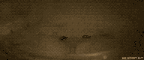 a close up of a candle being lit in a microwave oven .