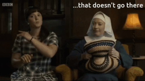 Call The Midwife Delia GIF - Call The Midwife Delia That Doesnt Go There GIFs