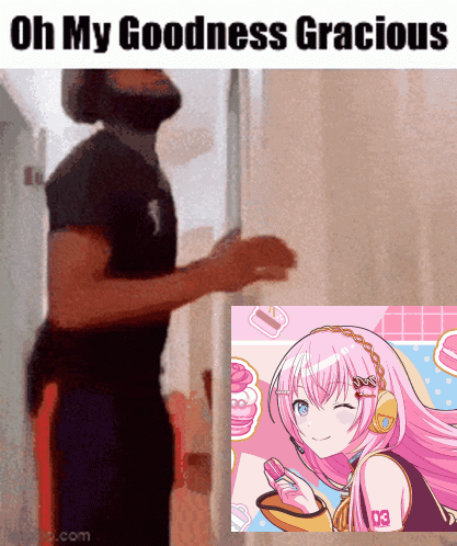 Oh My Goodness Gracious Vocaloid GIF - Oh My Goodness Gracious Vocaloid Megurine Luka GIFs