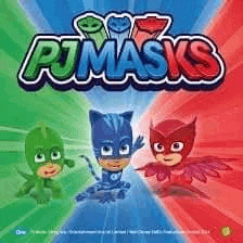 a poster of pj masks with a catboy , owlette , and gekko .