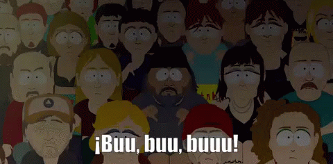 Muchedumbre Abucheando GIF - Buuu Abucheo South Park GIFs