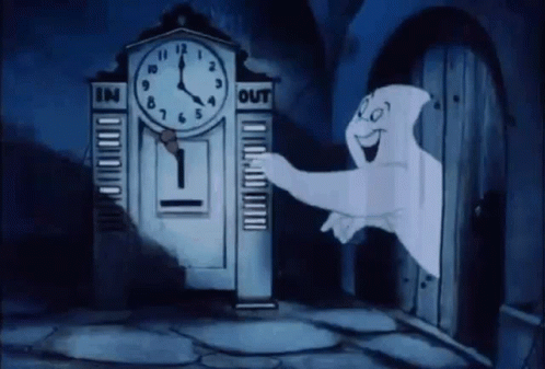 Ghost In And Out GIF - Ghost In And Out Punch GIFs