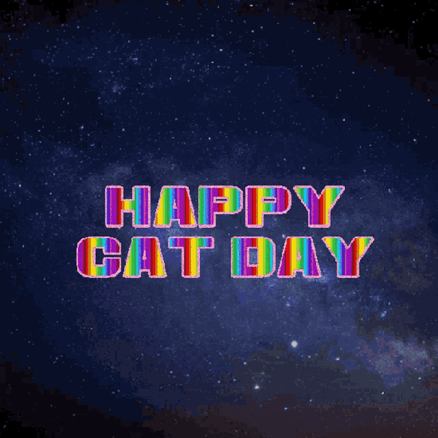 Its Cat Day Happy Cat Day GIF - Its Cat Day Happy Cat Day International Cat Day GIFs