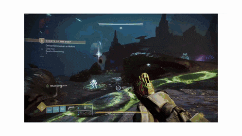 a video game called ghosts of the deep being played