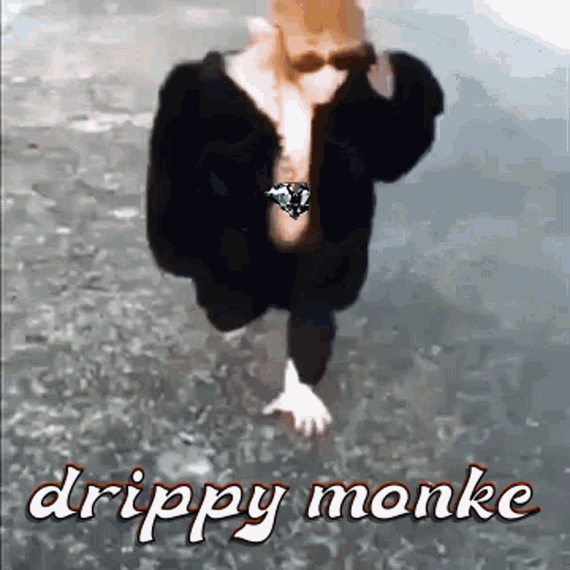 Diamond Monkey Drippy Monkey GIF - Diamond Monkey Drippy Monkey Crypto Gemology GIFs
