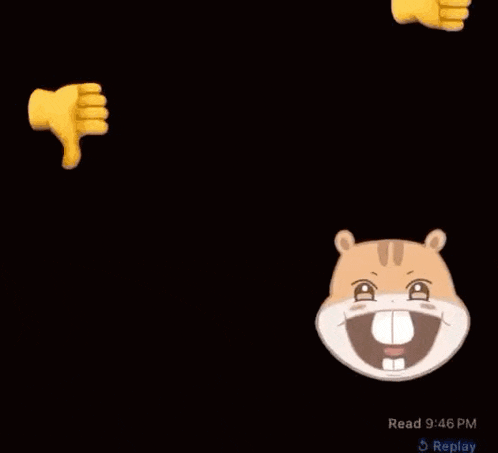 a bunch of hamsters are smiling and giving a thumbs down