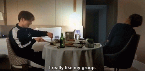 I Really Like My Group Dinner GIF - I Really Like My Group Dinner I Like Them GIFs