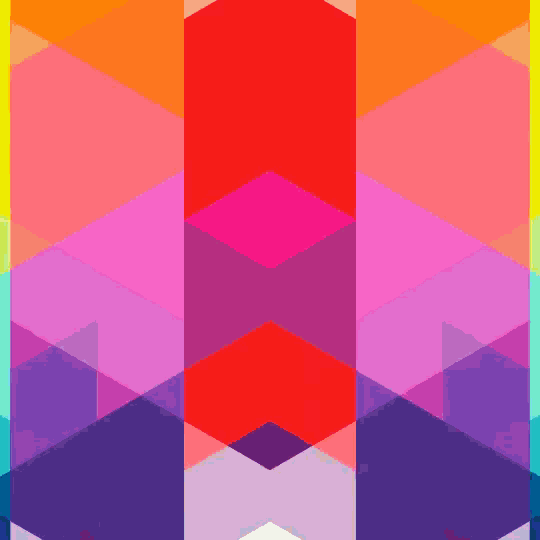 a colorful background with a red arrow pointing up