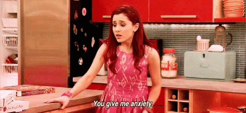 Cat Valentine You Give Me Anxiety GIF - Cat Valentine You Give Me Anxiety Victorious GIFs
