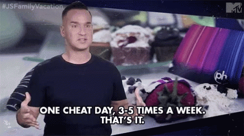 One Cheat Day Thats It GIF - One Cheat Day Thats It Cheat Day GIFs