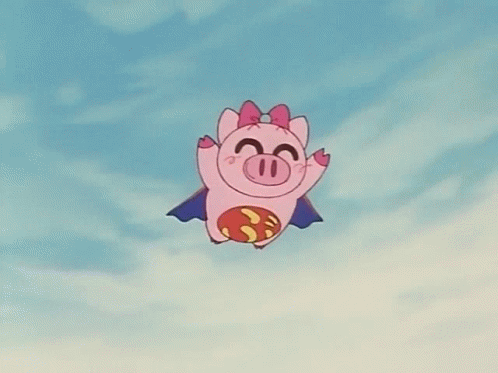Super Pig Kassie Carlen GIF - Super Pig Kassie Carlen Karin Flying Happily GIFs