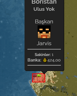a screenshot of a video game shows the name boristan ulus yok
