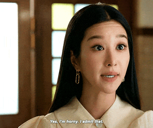 a woman says yes i 'm horny and admits that