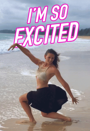 Excited Beach GIF - Excited Beach So Excited GIFs