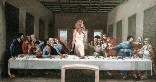 The Last Spin GIF - Jesus Christ Last Supper GIFs