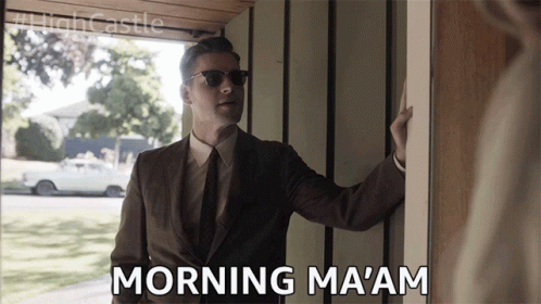 Morning Maam Good Morning GIF - Morning Maam Good Morning Hi There GIFs