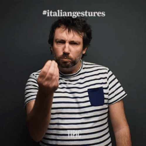 Italiangestures Pinched Fingers GIF