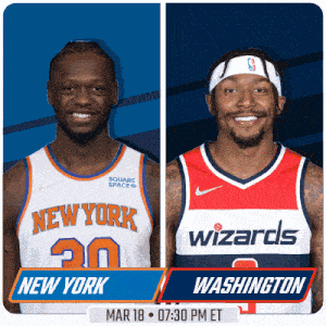 New York Knicks Vs. Washington Wizards Pre Game GIF - Nba Basketball Nba 2021 GIFs