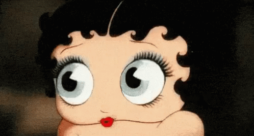 Batting Eyelashes Betty Boop GIF