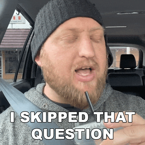 I Skipped That Question Dj Hunts GIF - I Skipped That Question Dj Hunts I Passed That Question GIFs
