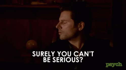 Shawn Spencer James Roday GIF - Shawn Spencer James Roday Are You Serious GIFs
