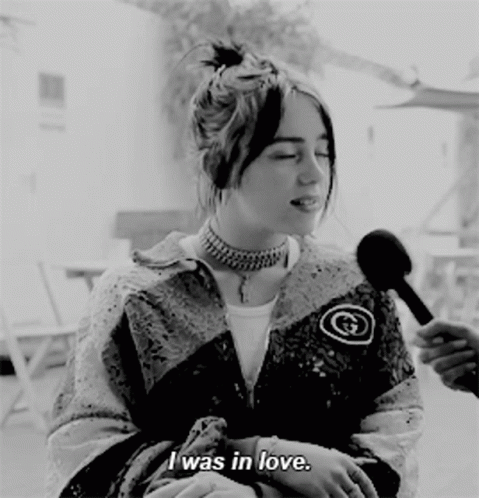 Billie Eilish I Was On Love GIF - Billie Eilish I Was On Love Interview GIFs