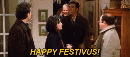 Happy Festivus GIF - Festivus Seinfeld Hug GIFs
