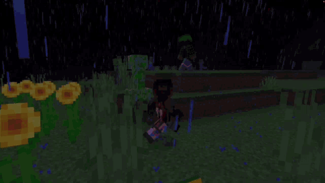 a screenshot of a video game with flowers and a skull .