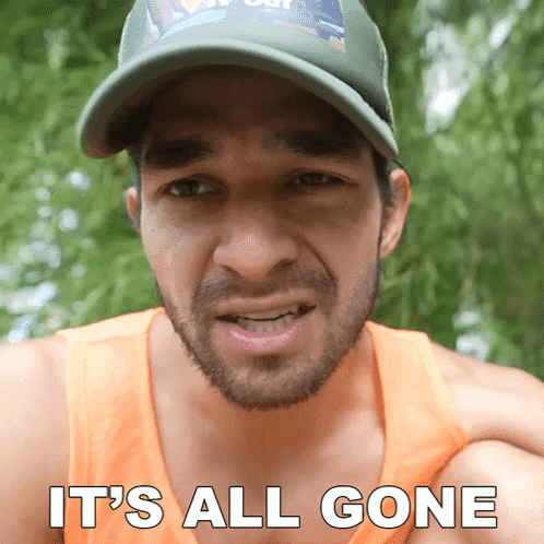 It'S All Gone Wil Dasovich GIF - It'S All Gone Wil Dasovich Wil Dasovich Vlogs GIFs