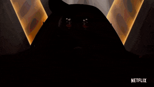 a close up of a cartoon character with a netflix logo on the bottom