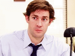 Jim Face The Office GIF - Jim Face The Office Disturbed GIFs