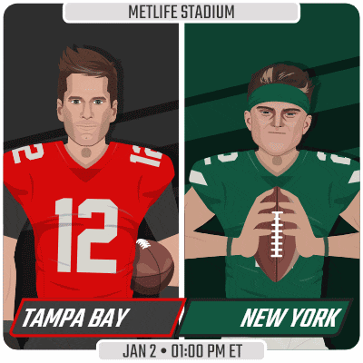 tampa bay and new york are playing at metlife stadium on january 2nd