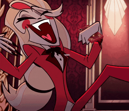 a cartoon character in a red suit and bow tie is holding an envelope with the letter s on it