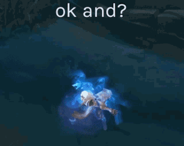 a picture of a ghost that says ok and