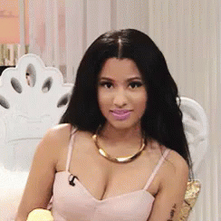 Nicki Being All Cute And Surprised At The Same Time GIF - Surprise Nickiminaj Excited GIFs